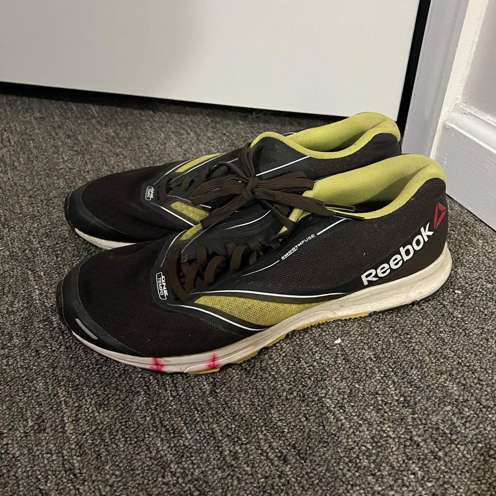 Reebok Brown One Tempo Lace Up Running Sneakers Size 9 US